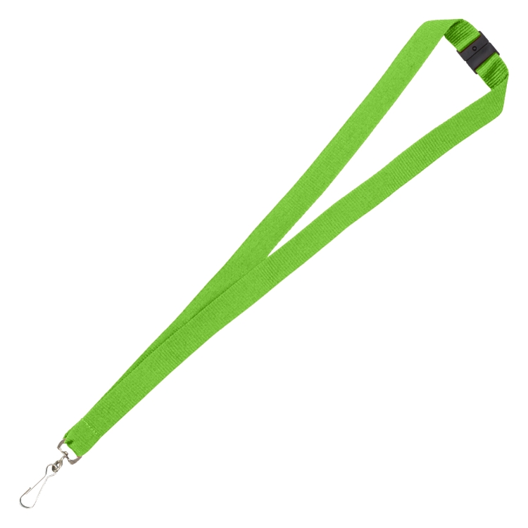 "OWEN" 3/4" Blank Lanyard with Breakaway Safety Release Attachment - Bulldog Clip 2