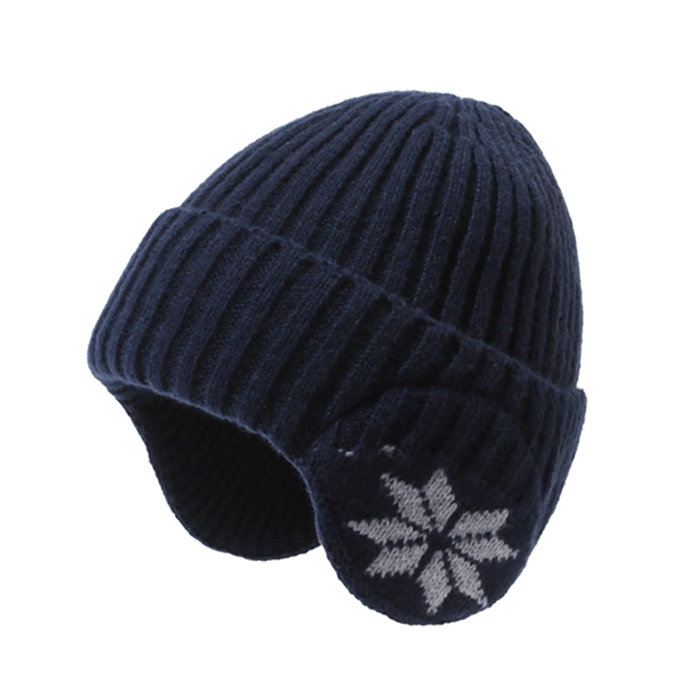 Knit Beanie Knitted Hat with Ear Warmer 5