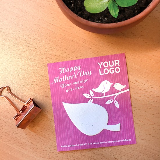 Mother's Day Eco Leaf Flat Cards 4