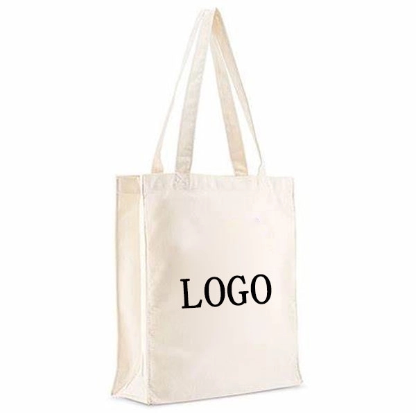 Mini Canvas Bag - 10" x 12" x 4 ", custom tote bag with logo imprint 3