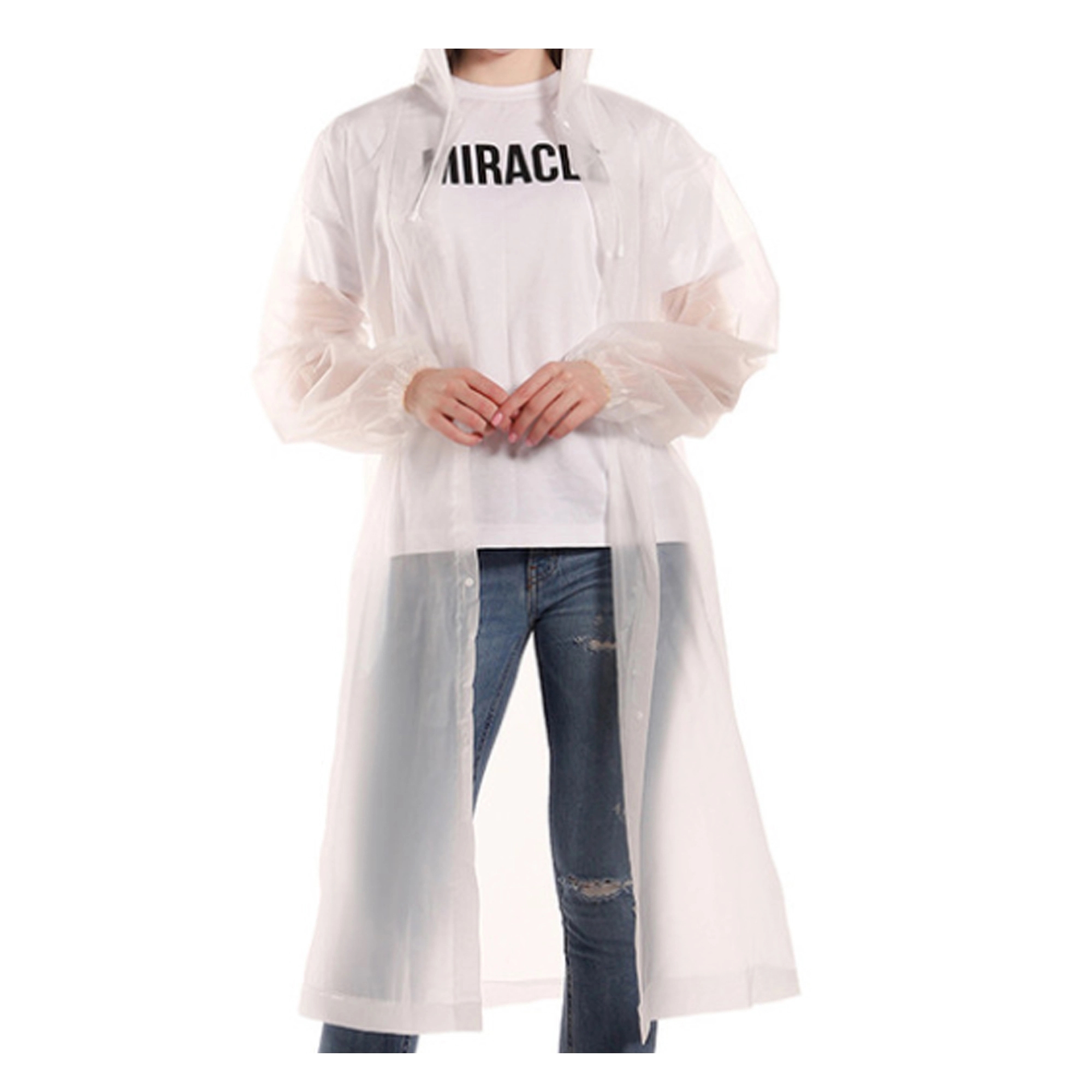 EVA Adult Inelastic Cuffs Raincoat 5