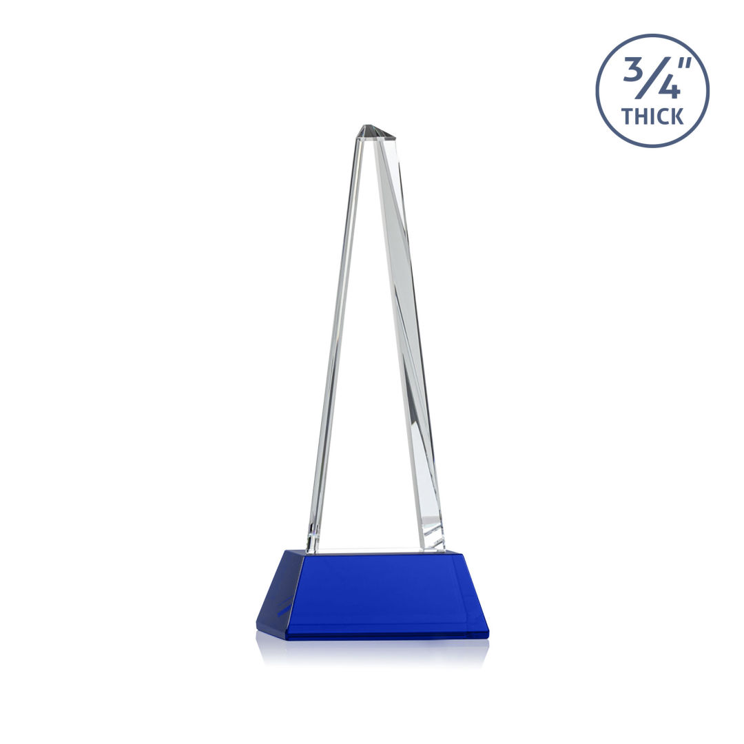 Majestic Tower Award on Newhaven Base - Blue 5