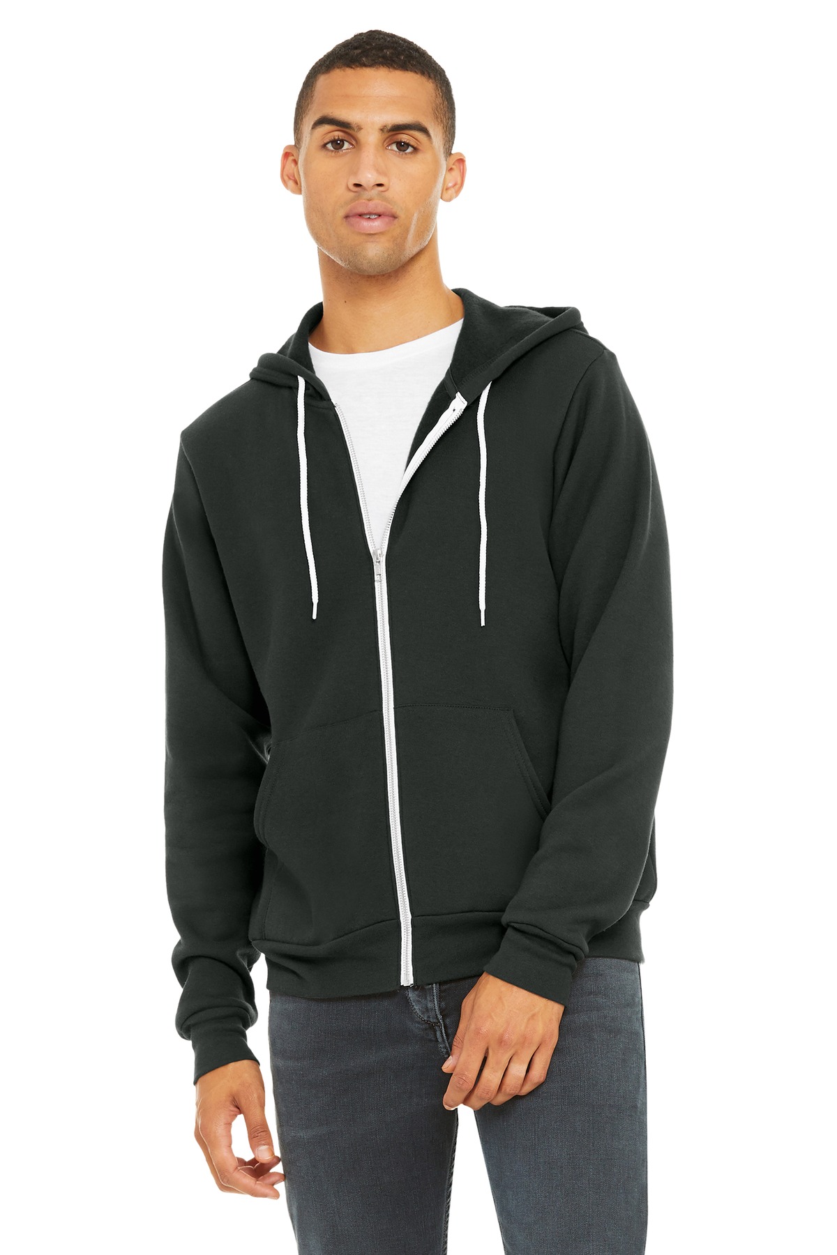 BELLA+CANVAS Unisex Sponge Fleece Full-Zip Hoodie. BC3739 88