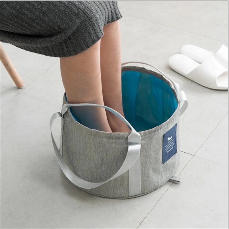 Outdoor Collapsible Bucket with Carring Pouch 7