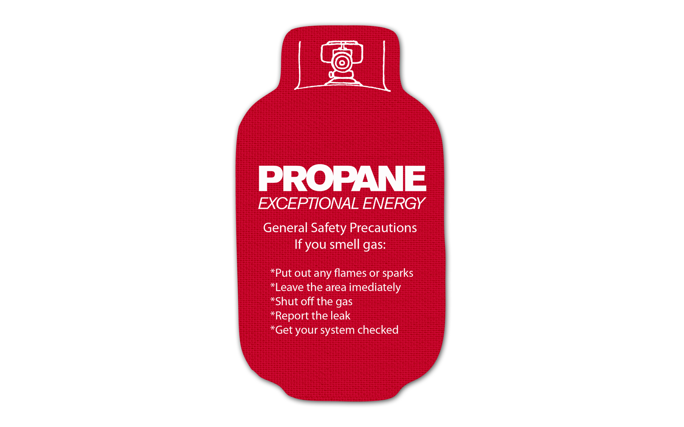 Propane Tank Vinyl Jar Opener 45