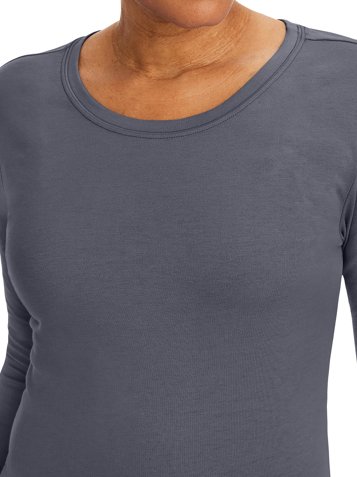 Healing Hands - HH Knits - Women's Pocketless Melissa Long Sleeve Underscrub Tee 17