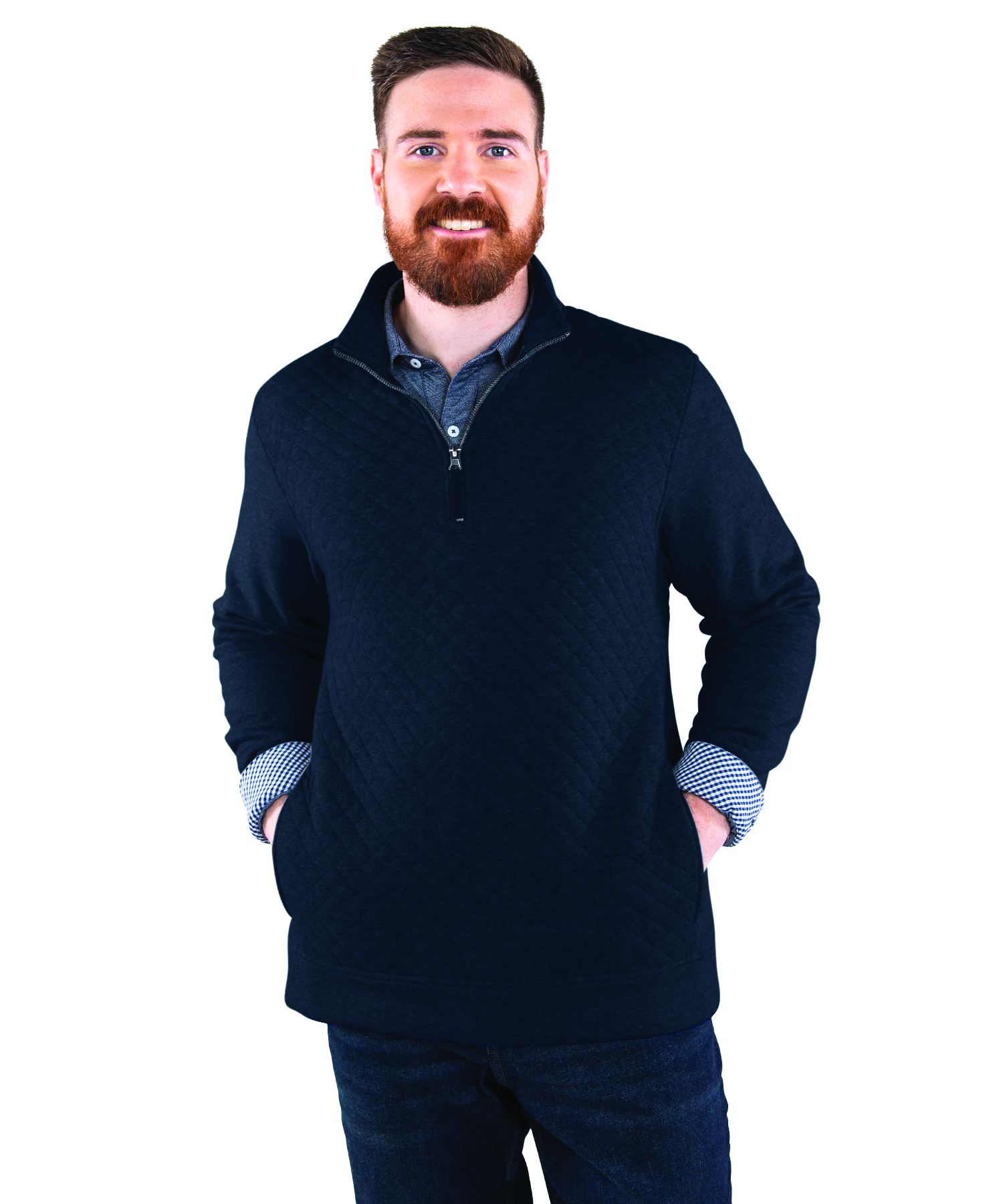 Men's Franconia Quilted Pullover, custom hoodie or sweatshirt with logo imprint 51