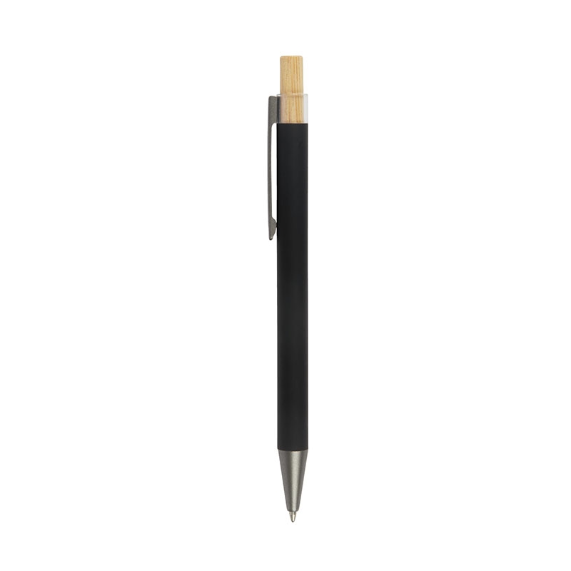 Arundi Recycled Aluminum Pen With Bamboo Plunger 62