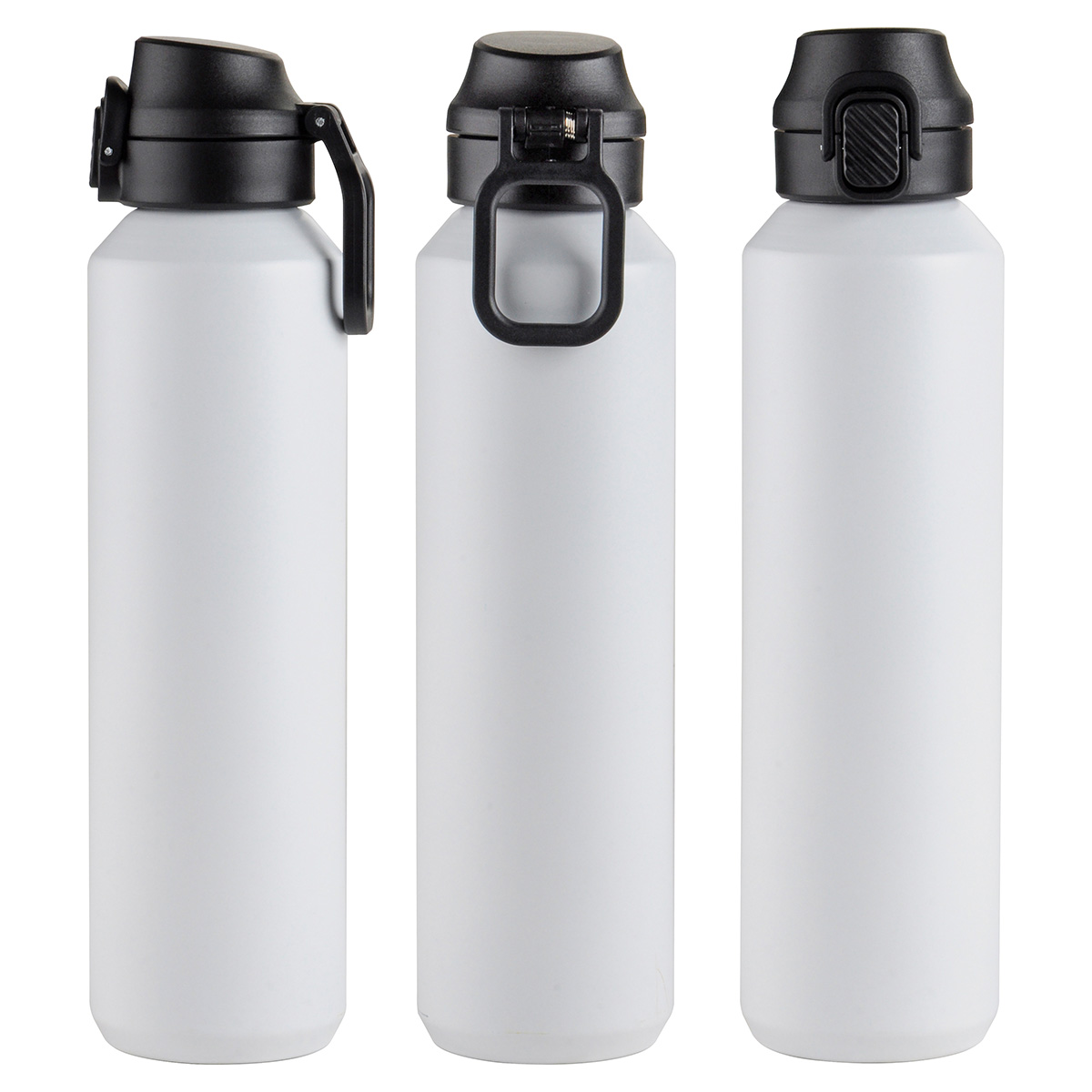 Nexus 27 oz Recycled Aluminum Bottle with Flip-Top Lid and Carabiner 77