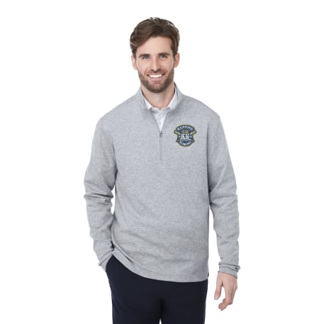 Men's RIGI Eco Knit Quarter Zip, custom hoodie or sweatshirt with logo imprint 150