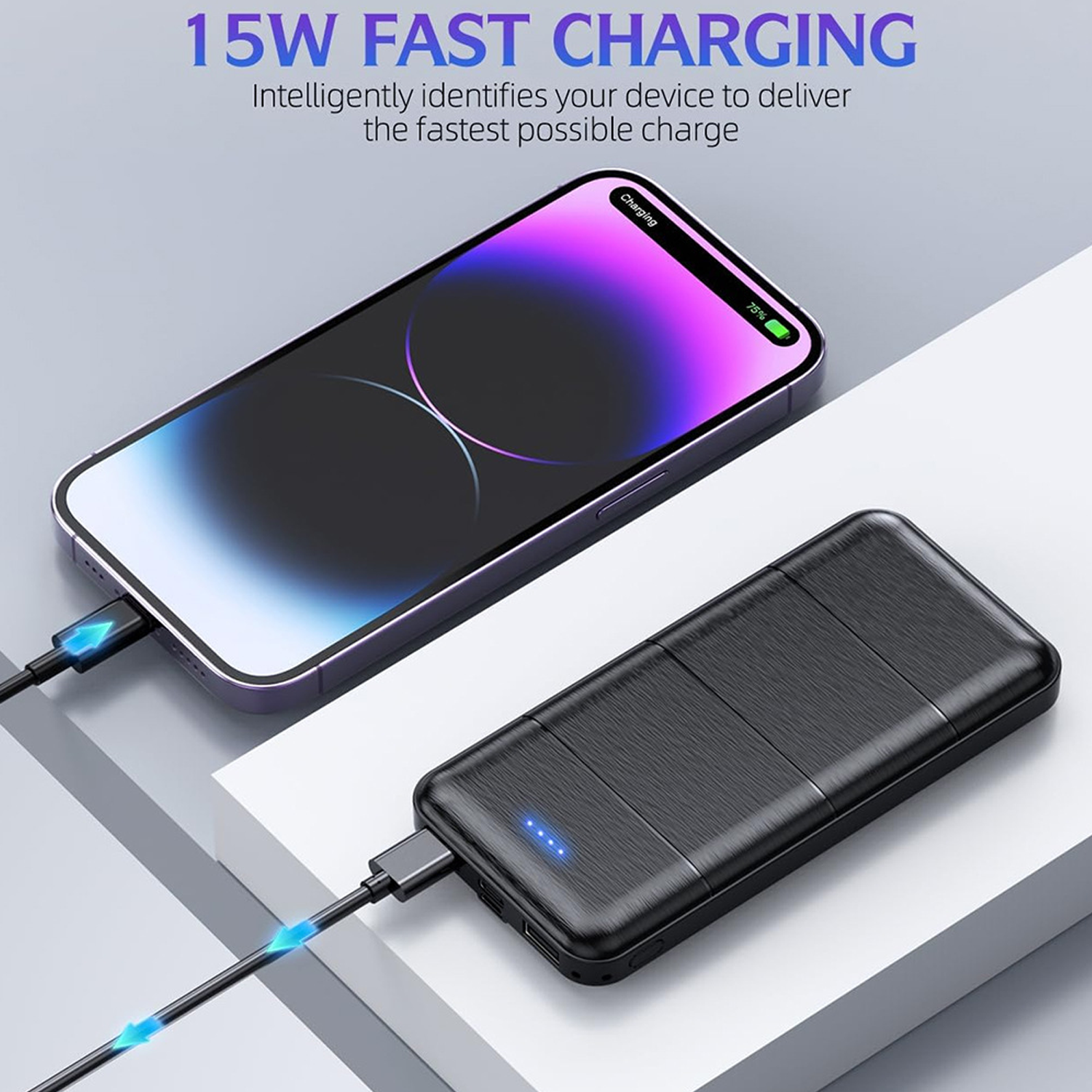 15000mAh Fast Charging Power Bank 7
