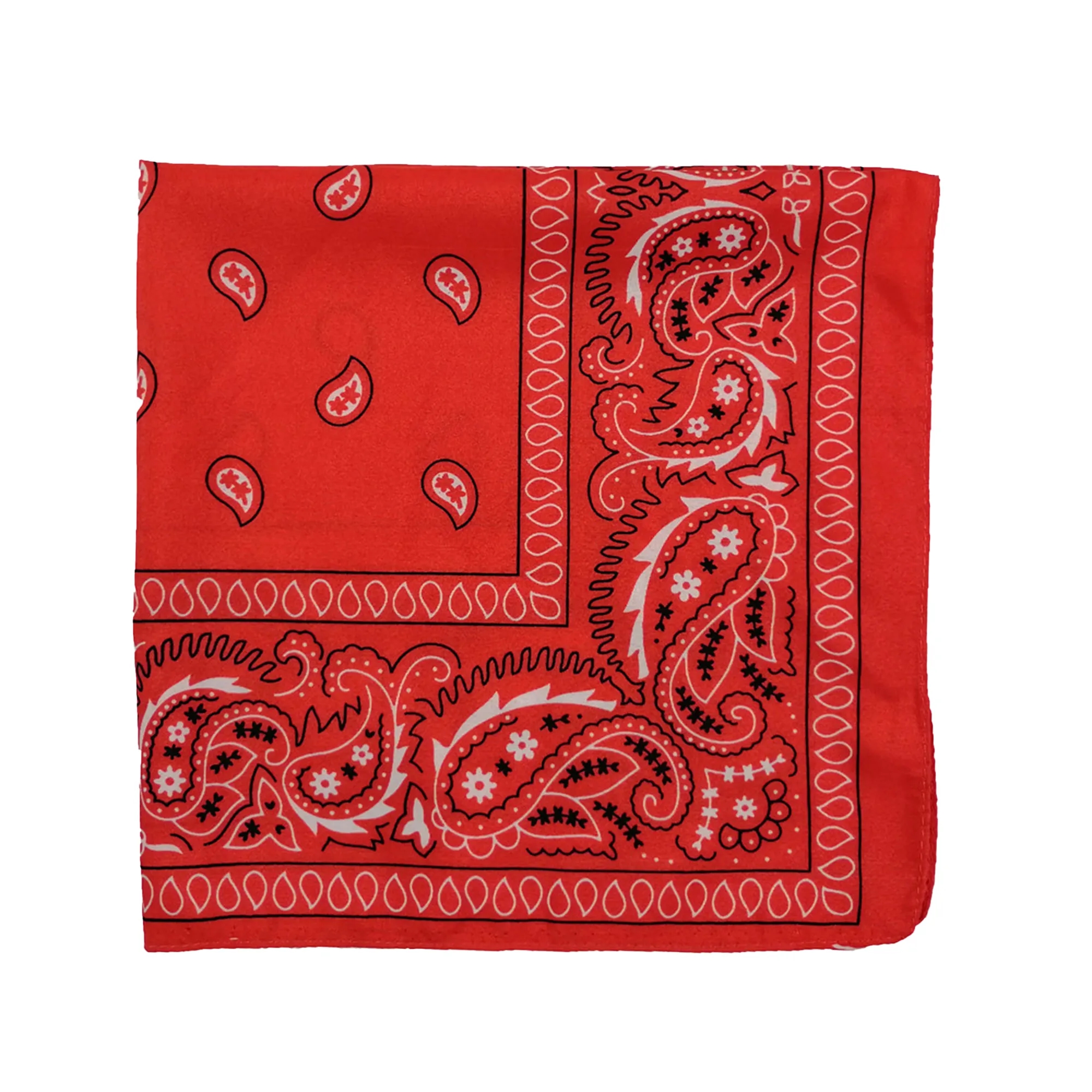 Cotton Paisley Square Scarf 2