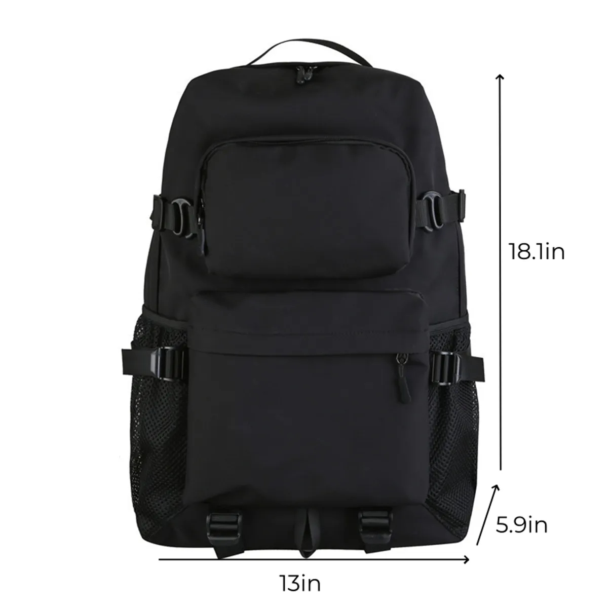 Lightweight Basic Backpack College Bookbag Schoolbag 2