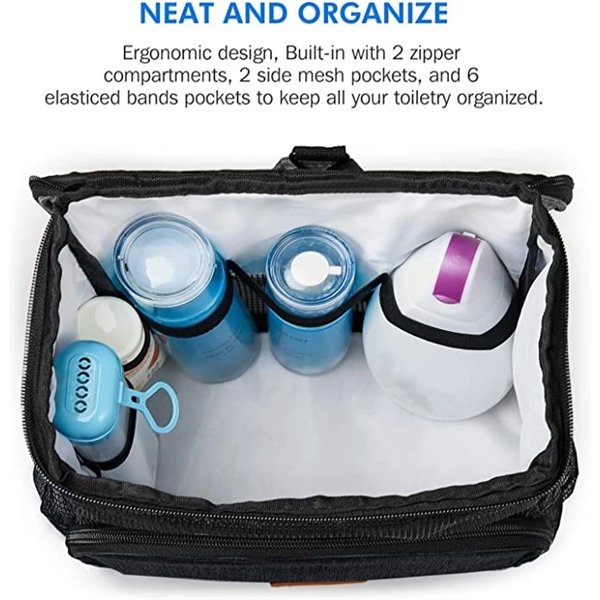 Travel Toiletry Bag Organizer With Hanging Hook 6
