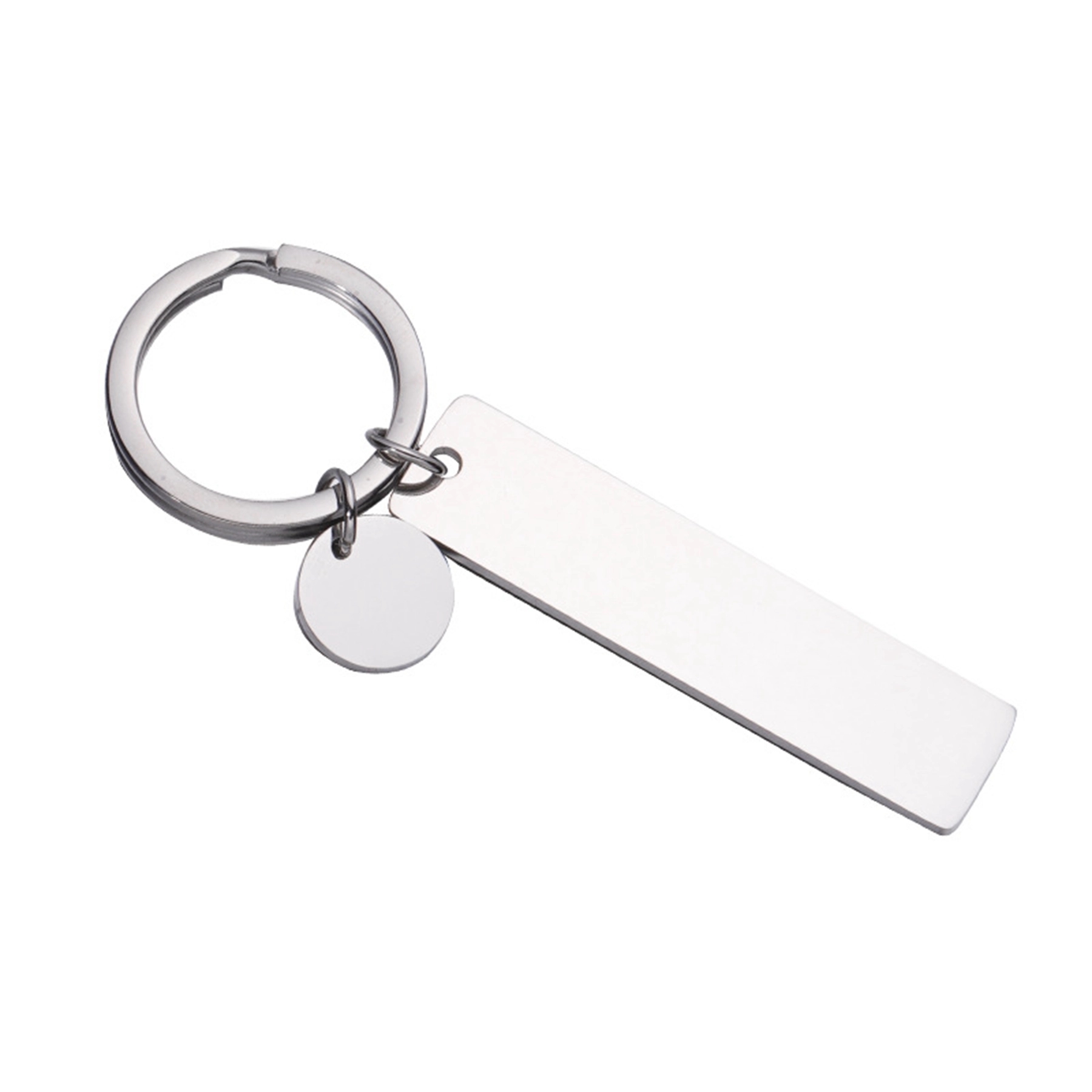 Stainless Steel Rectangle Keychain 7