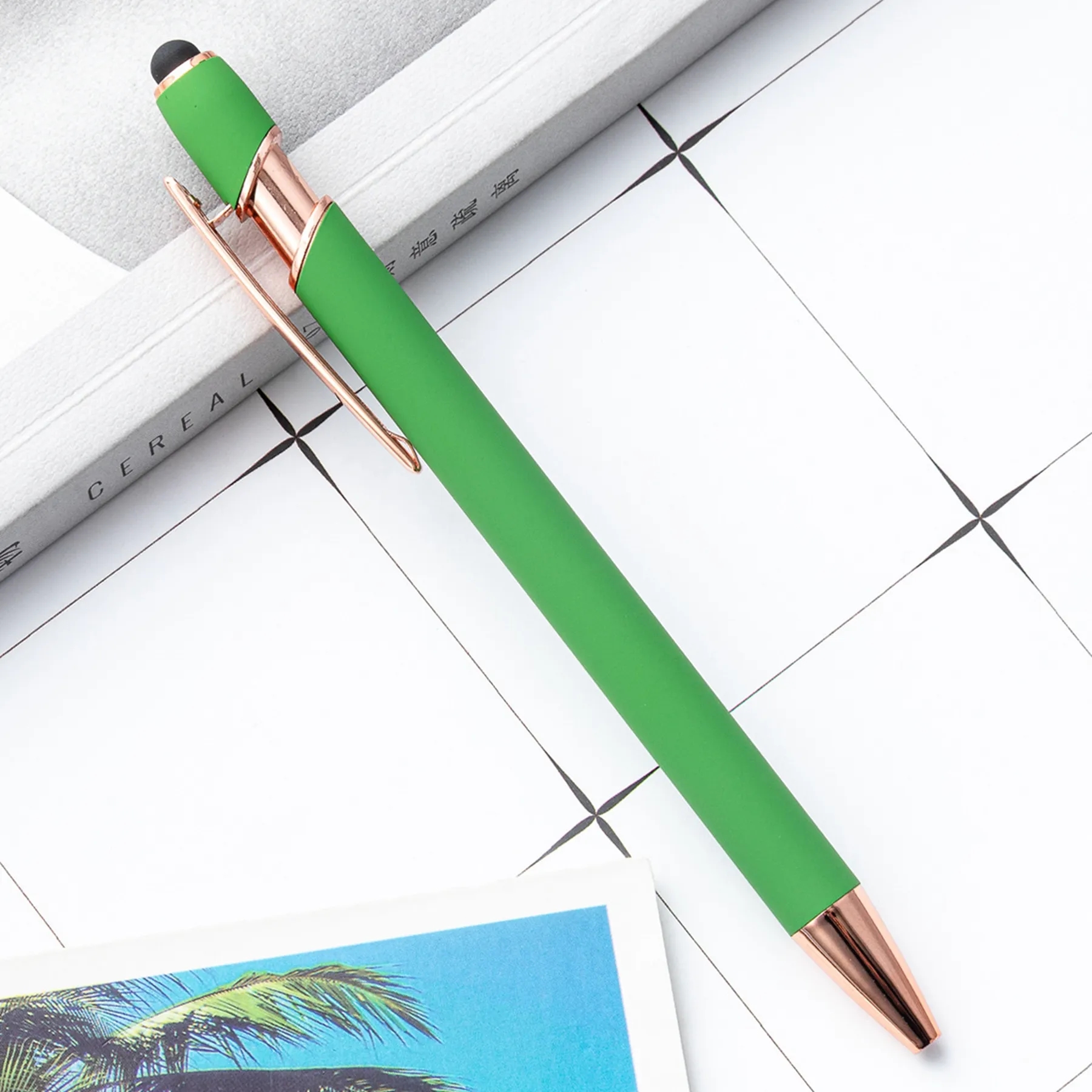 2 in 1 Metal Ballpoint Pen with Stylus 6