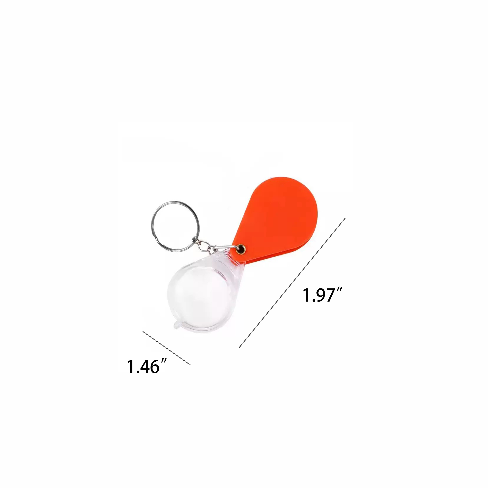Mini Magnifying Glass Keychain MOQ 50pcs 2