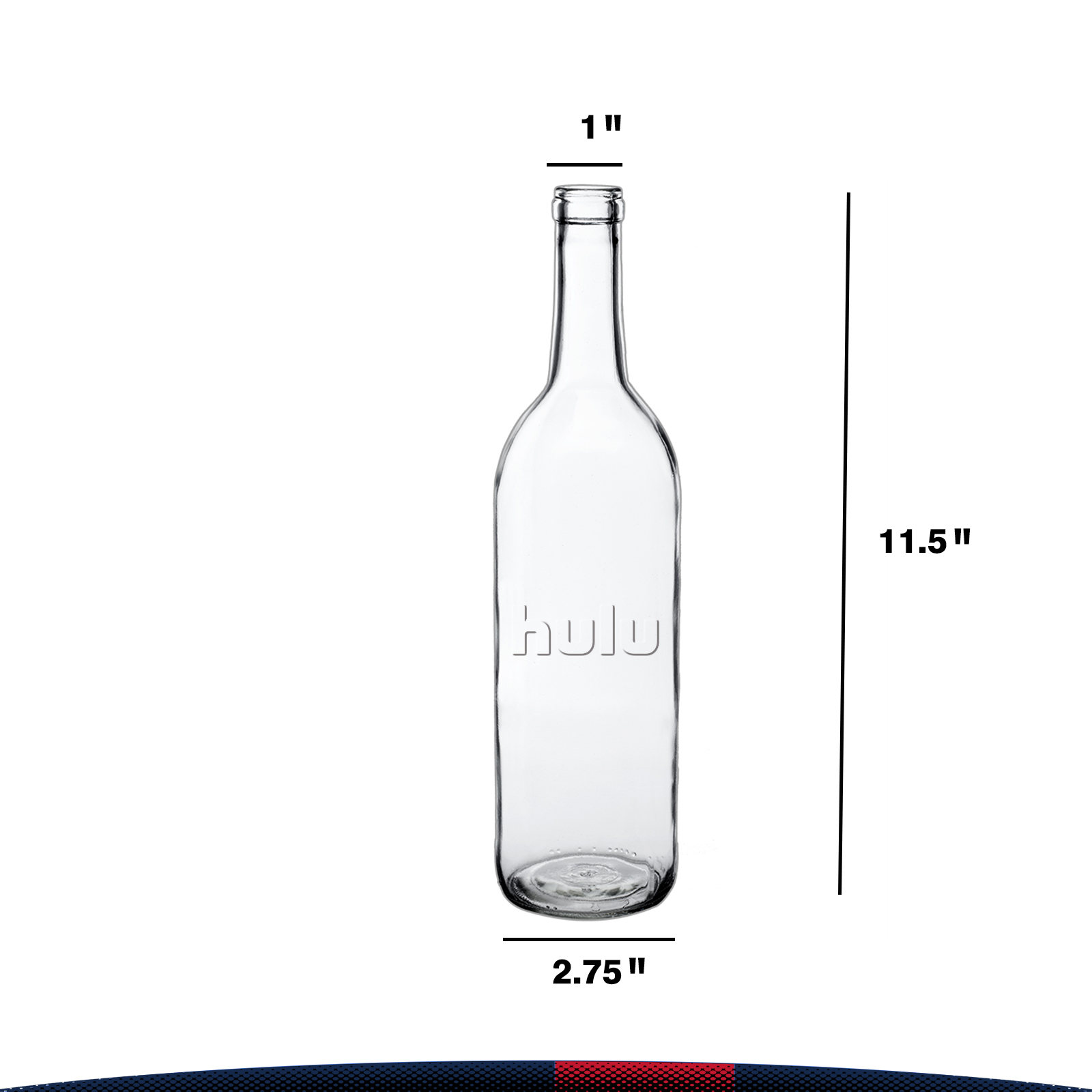 25 oz. Wright Glass Wine Bottles 4