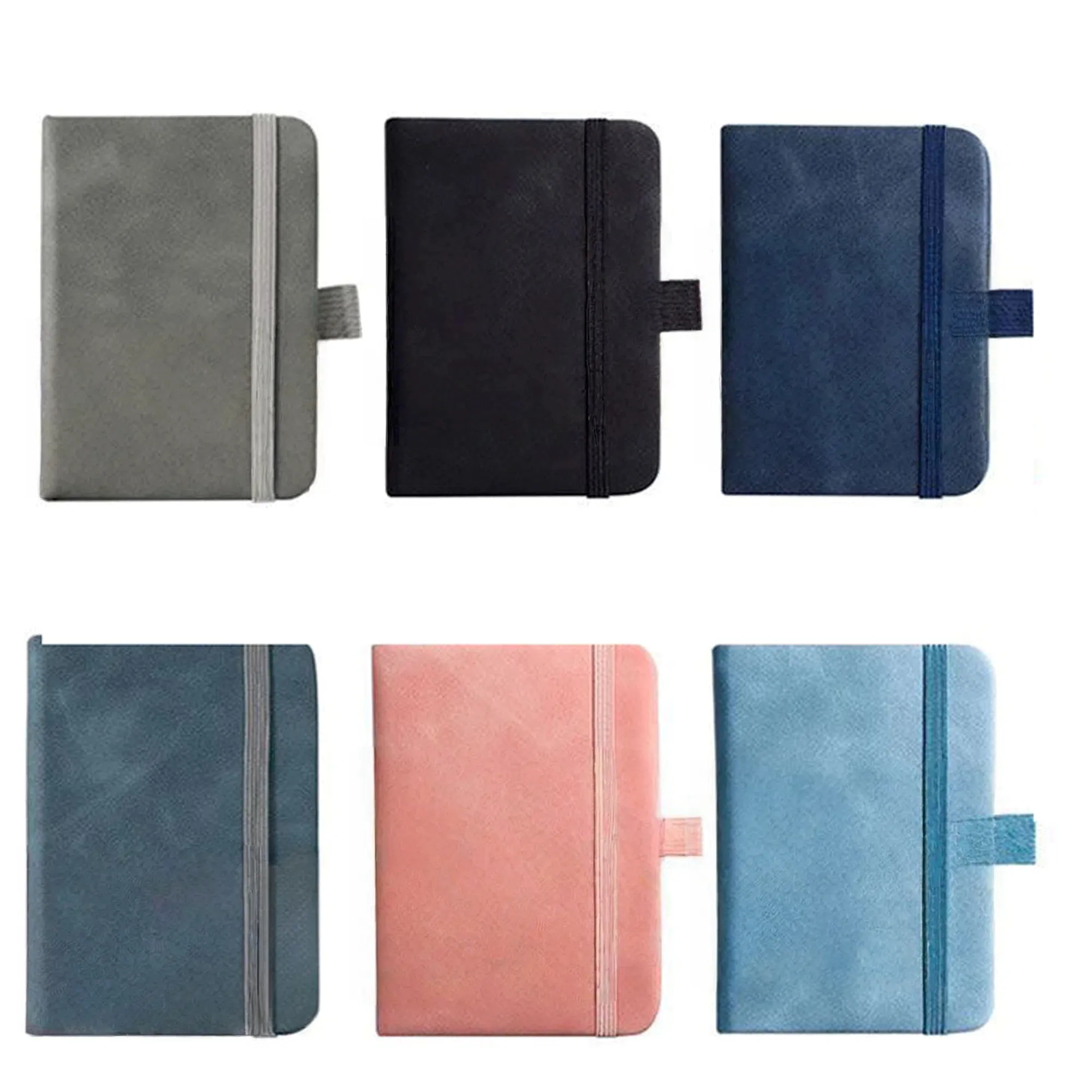 A7 Notebooks Leather Pocket Notepads 200 Pages/100 Sheets 10
