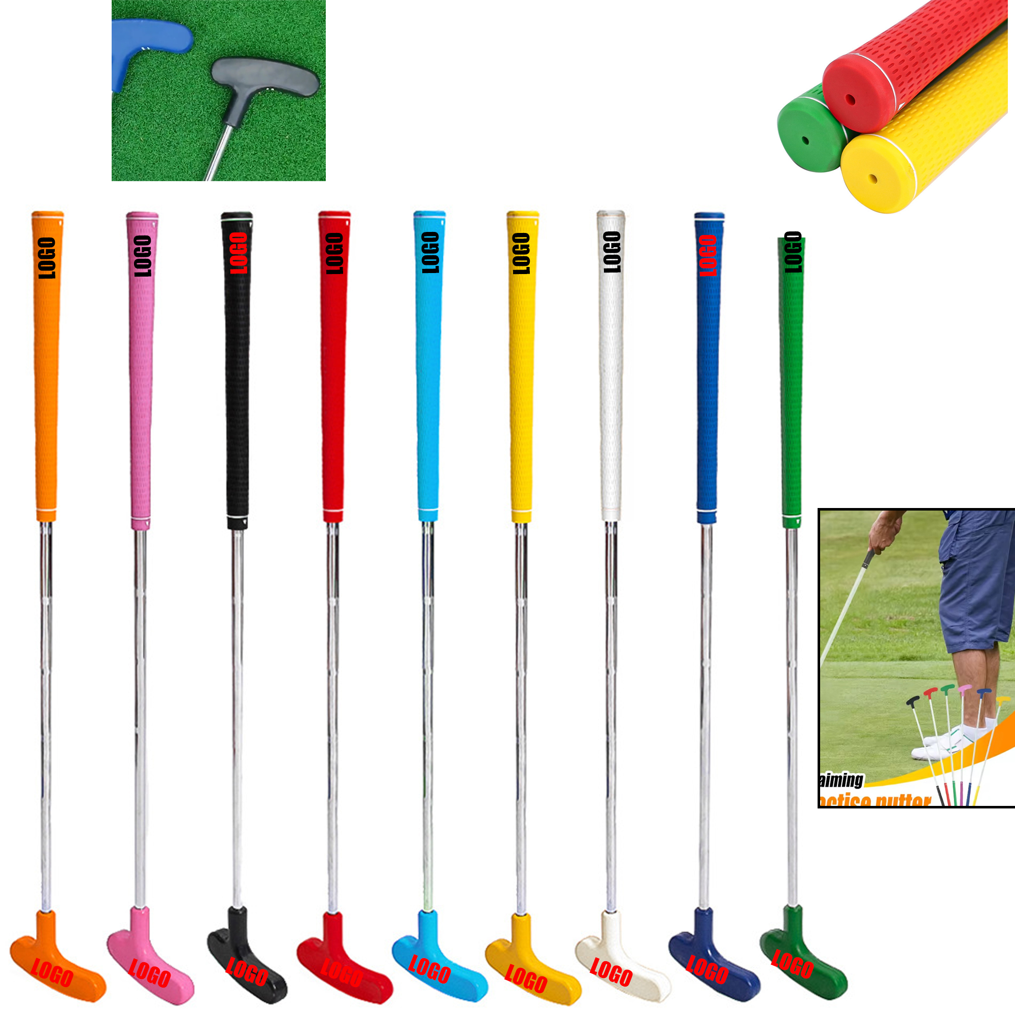 Training Golf Putter Dual-Sided Mini Practice Tool 1