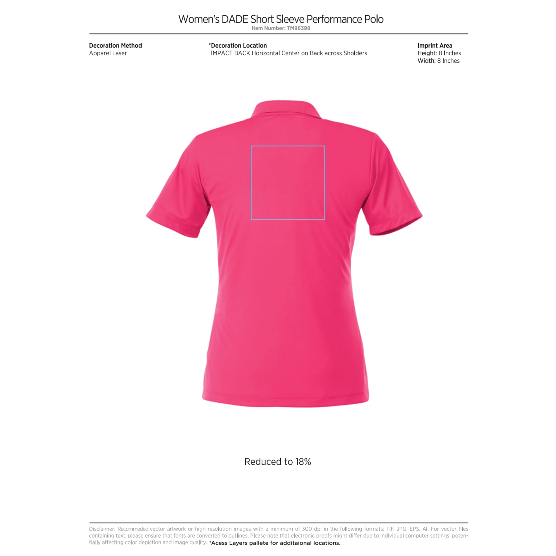 Women's DADE Short Sleeve Polo 557
