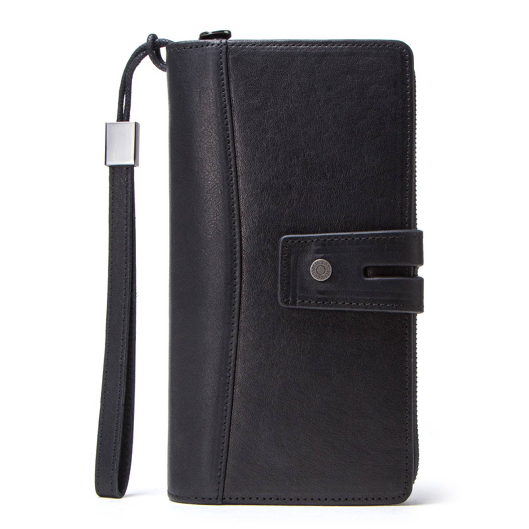 PU Leather Small vintage 3 times blocking Wristlet wallet 1