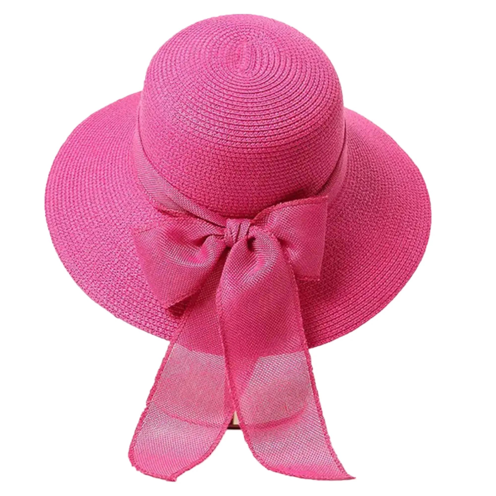 Bow Tourist Beach Straw Hat 7