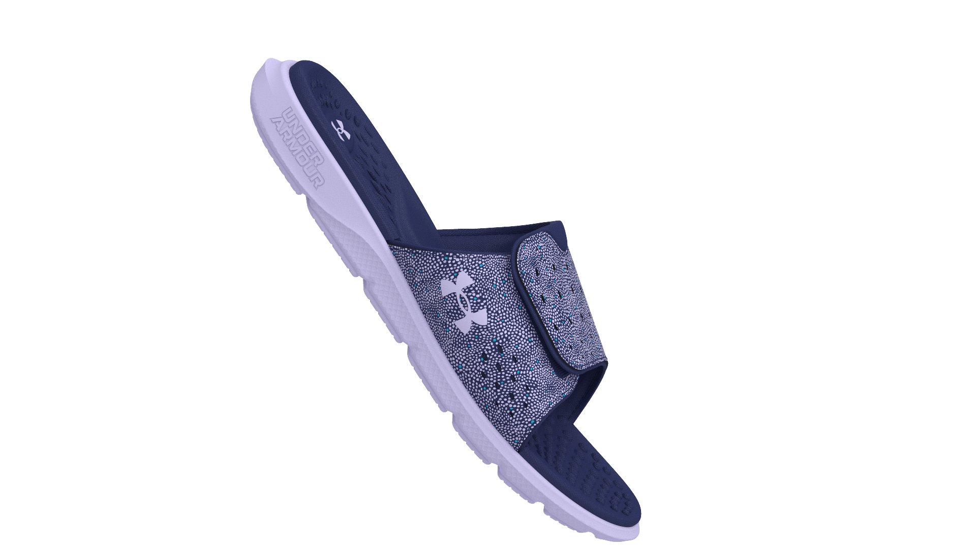 UA Ignite Pro Graphic Strap Girls' Slides 4