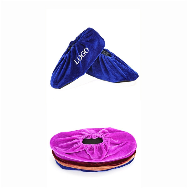 Thick non-slip flannel shoes cover 2