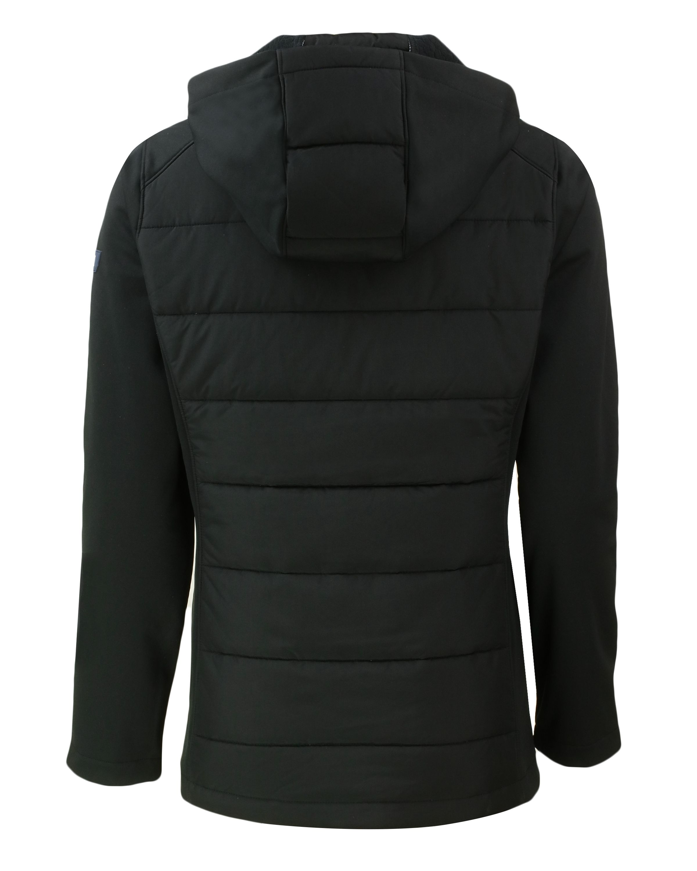 Evoke Hybrid Softshell Recycled Full Zip Womens Hooded Jacket