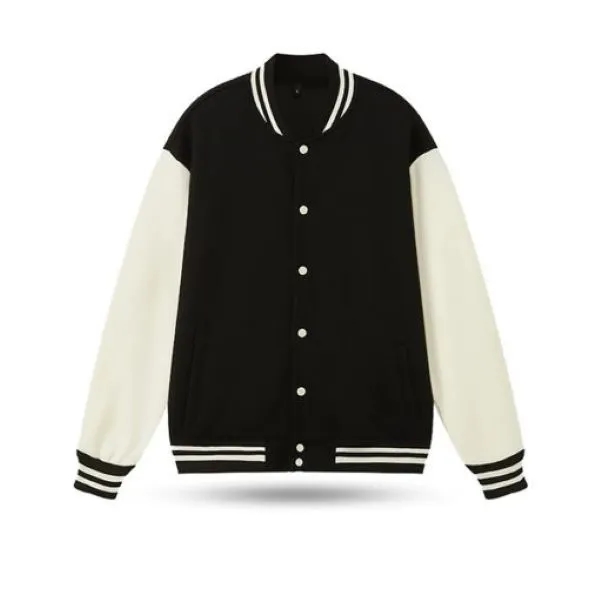 Custom Cotton Baseball Varsity Jacket- Personalized Design 3
