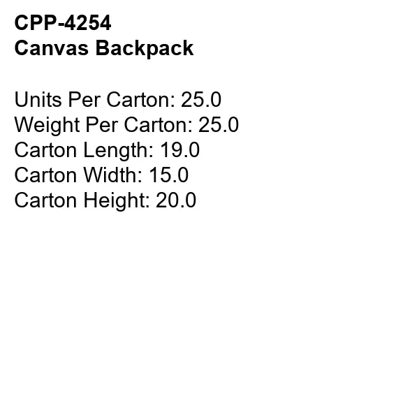 Canvas Backpack 11