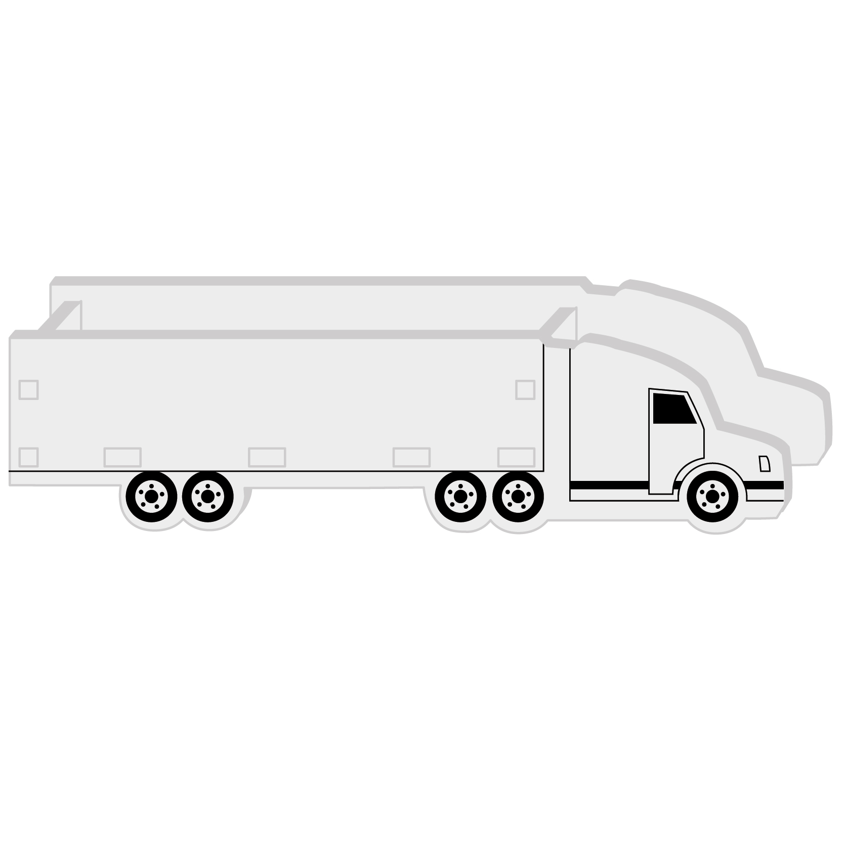 Semi Truck Desktop Caddy 18