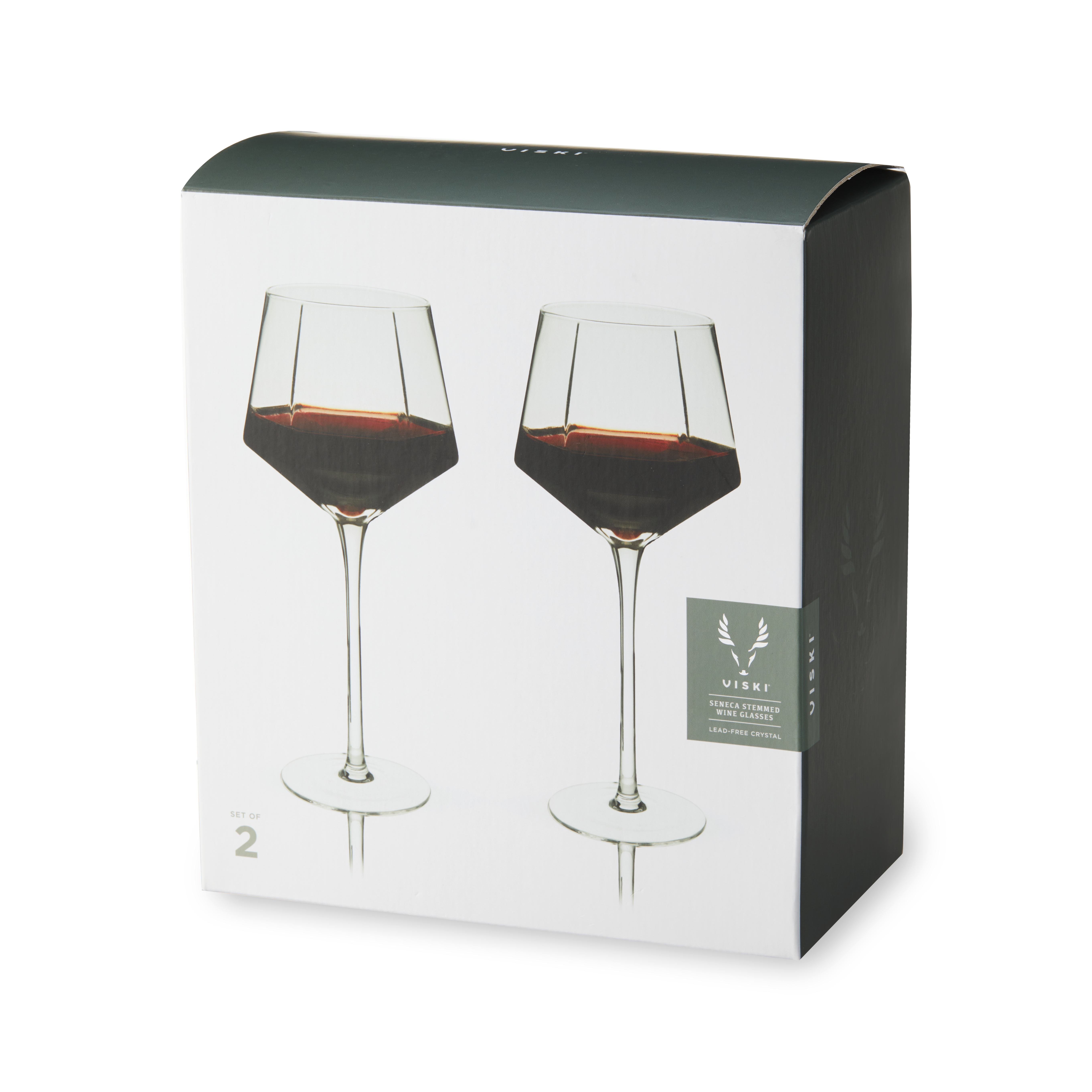 Viski® Seneca Wine Glass, set of 2 3