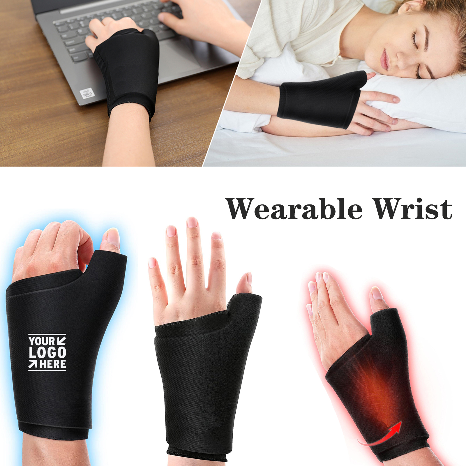 Wearable Thumb Wrist Ice Pack 2
