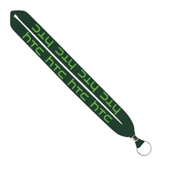 3/4" Polyester Keychain with Metal Crimp & Split-Ring 4