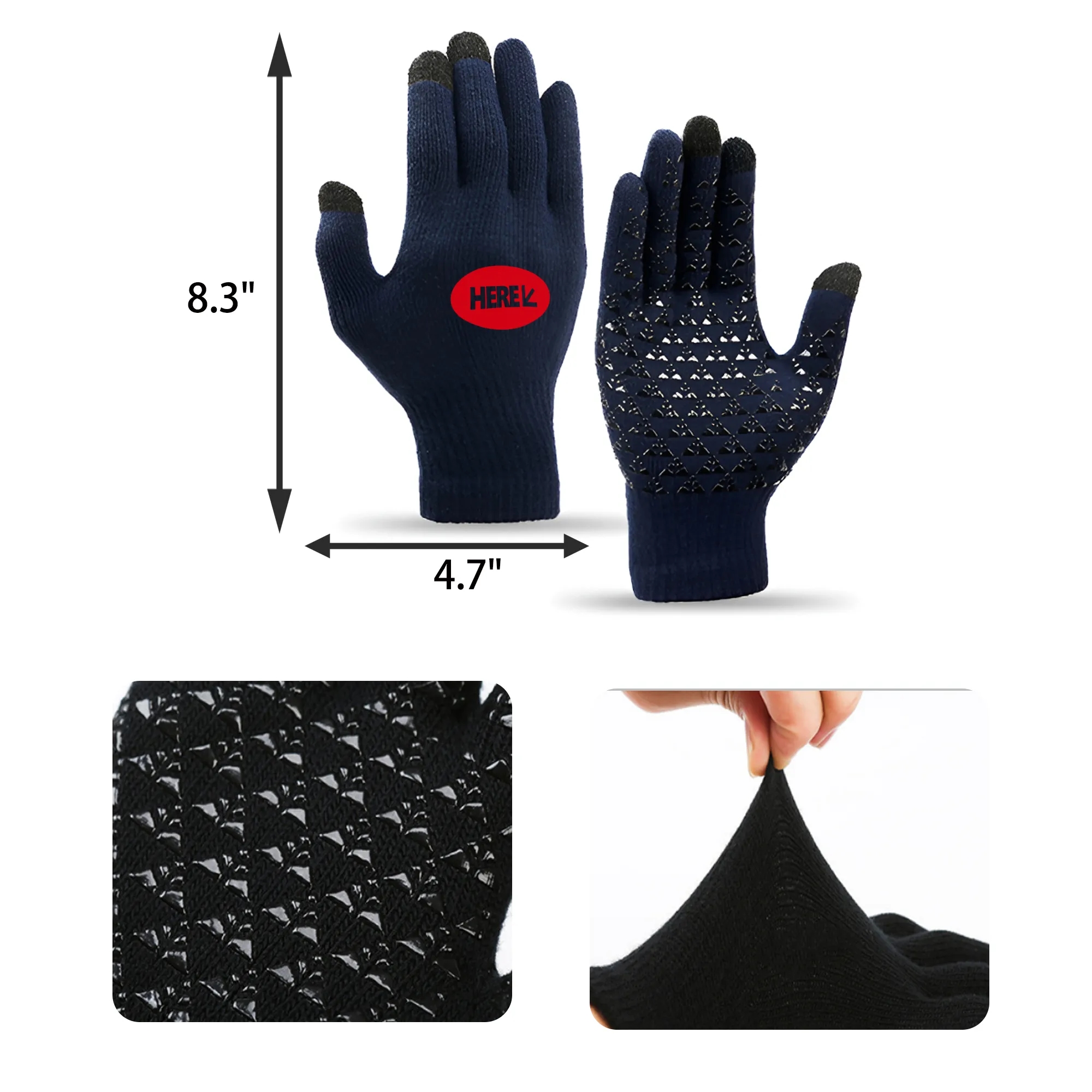 Anti Slip Knitted Gloves