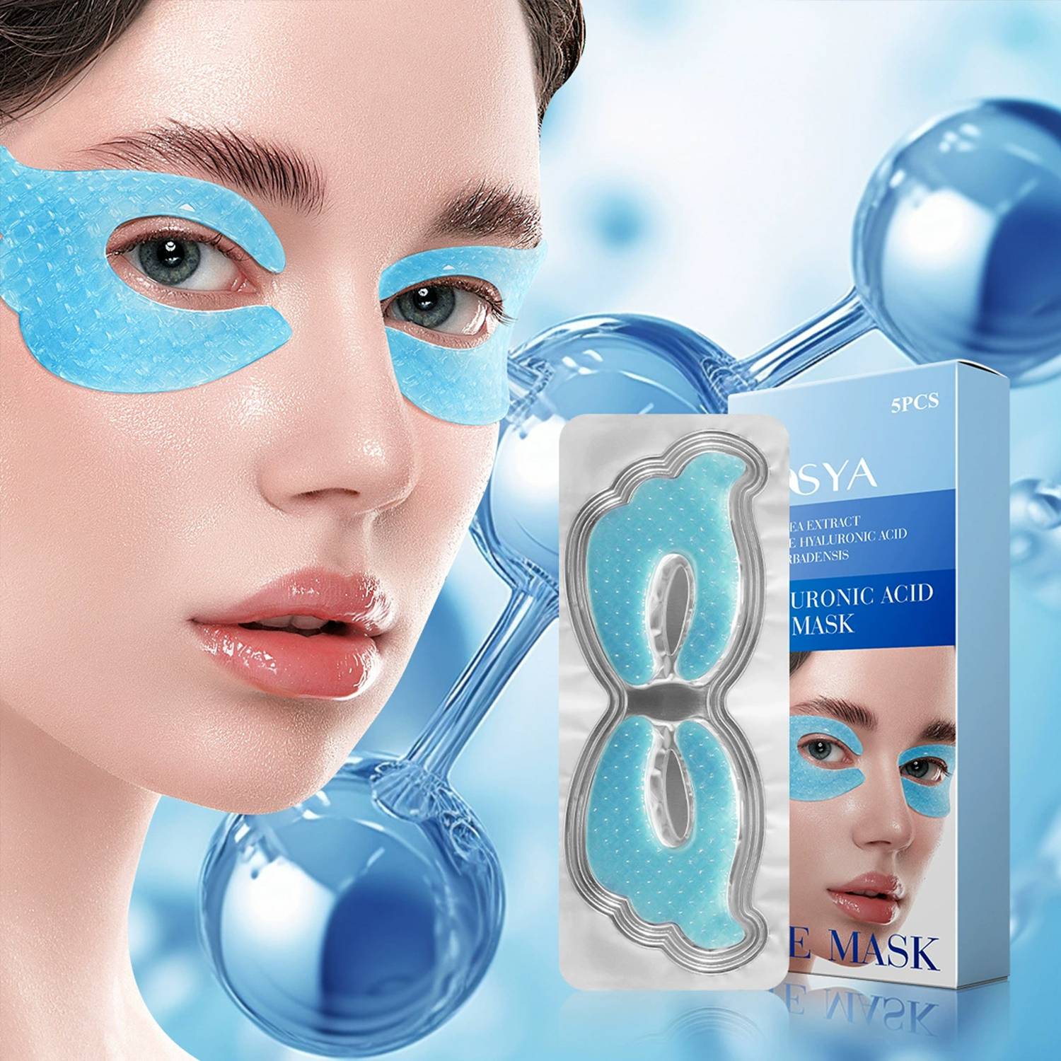 5 Packs Collagen Butterfly Shaped Eye Mask 2