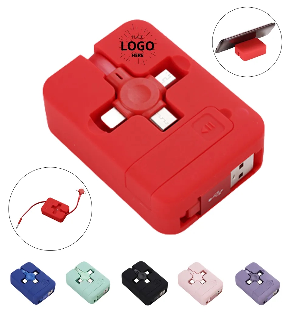 Three In One Retractable Charging Data Cable 3