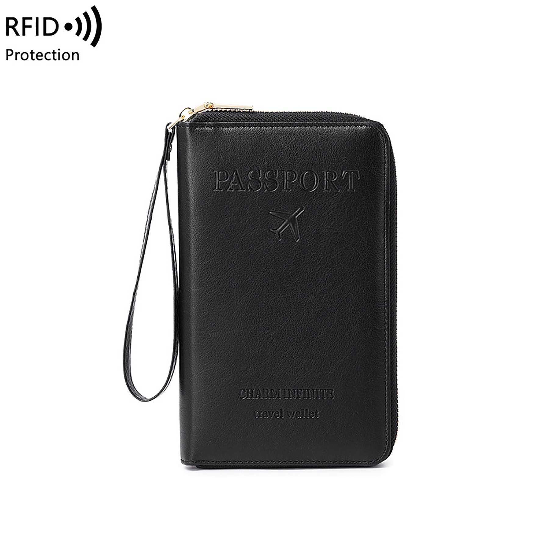 Long Leather Passport Case 6