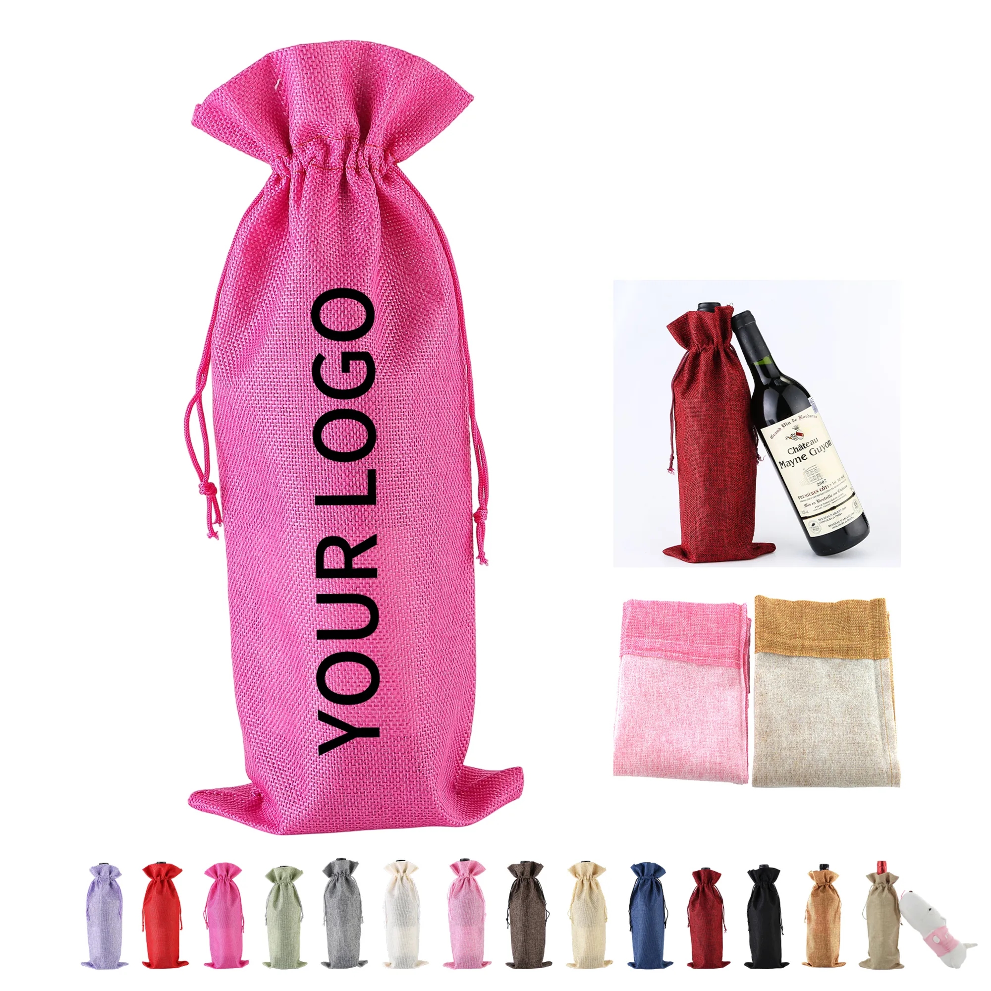 Linen Wine Bag 3