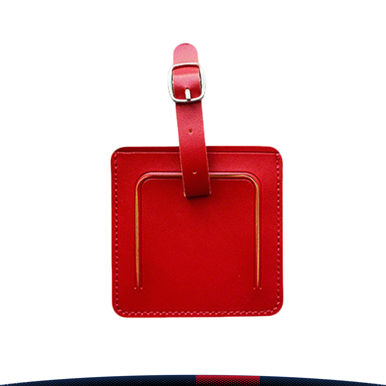 Blyric Square PVC Leather Luggage Tag 4