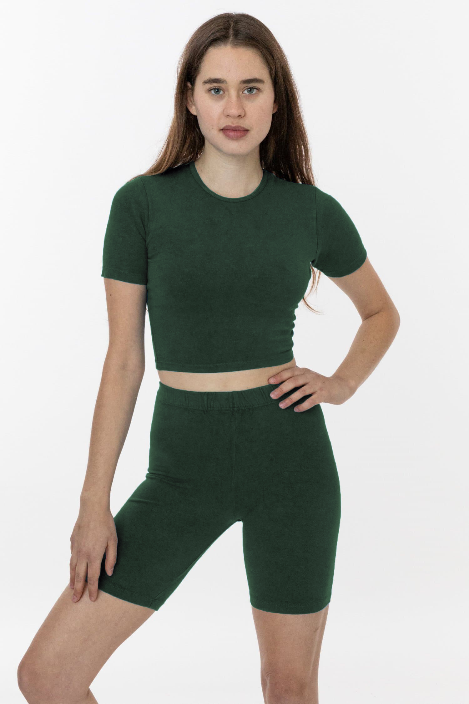 CTN SPNDX S/S CREW CROP TOP 12