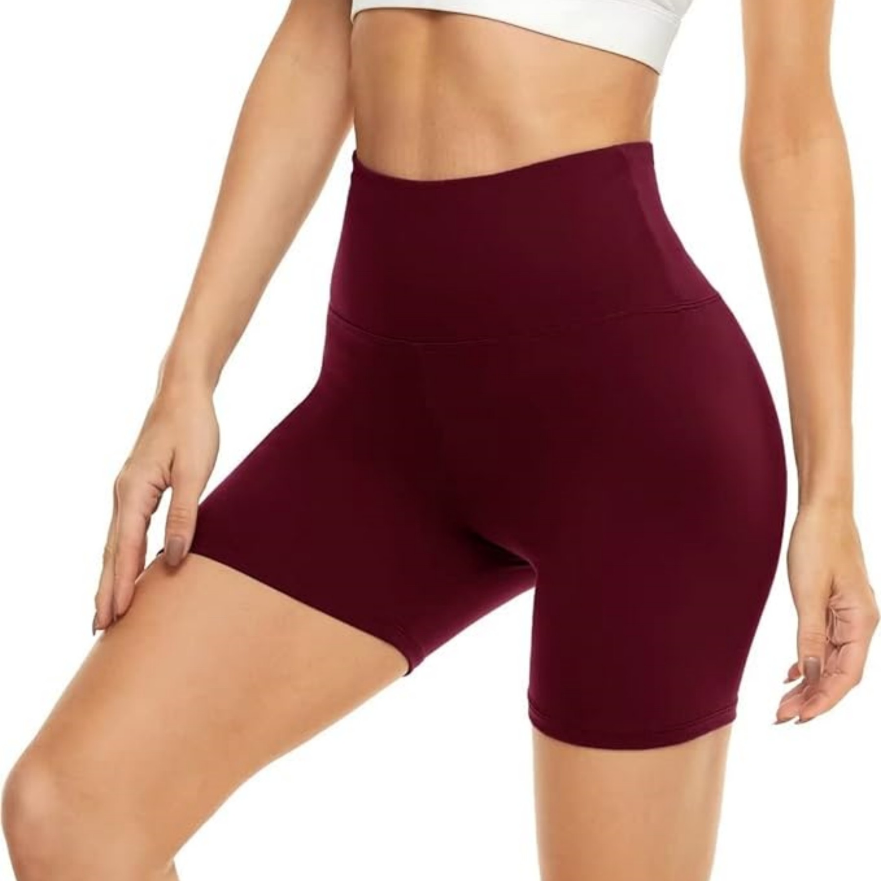 High Rise Yoga Cycling Shorts 4
