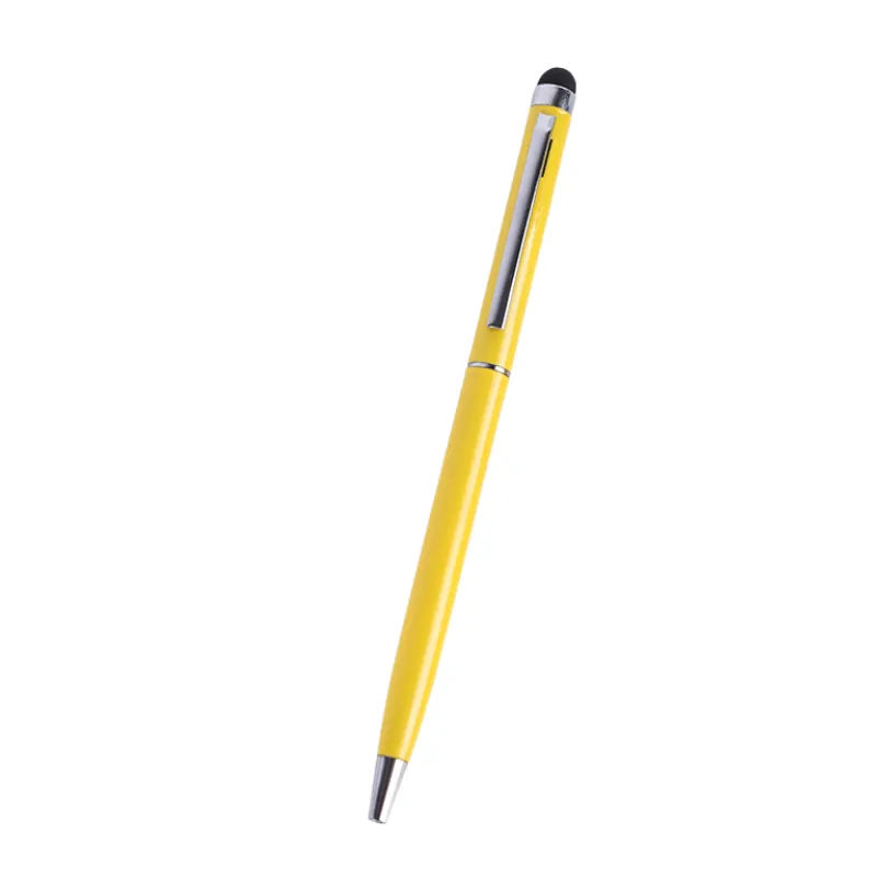 Click Metal Pen 5.3x0.3 Inch Durable Ballpoint with Stylus 26