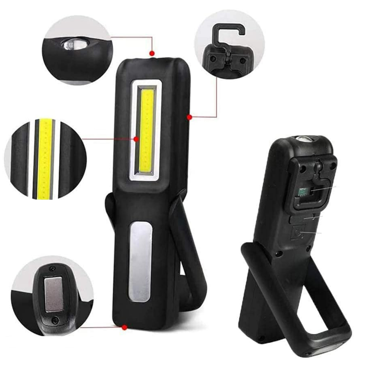 Battery level display Magnetic COB LED Work Light 4