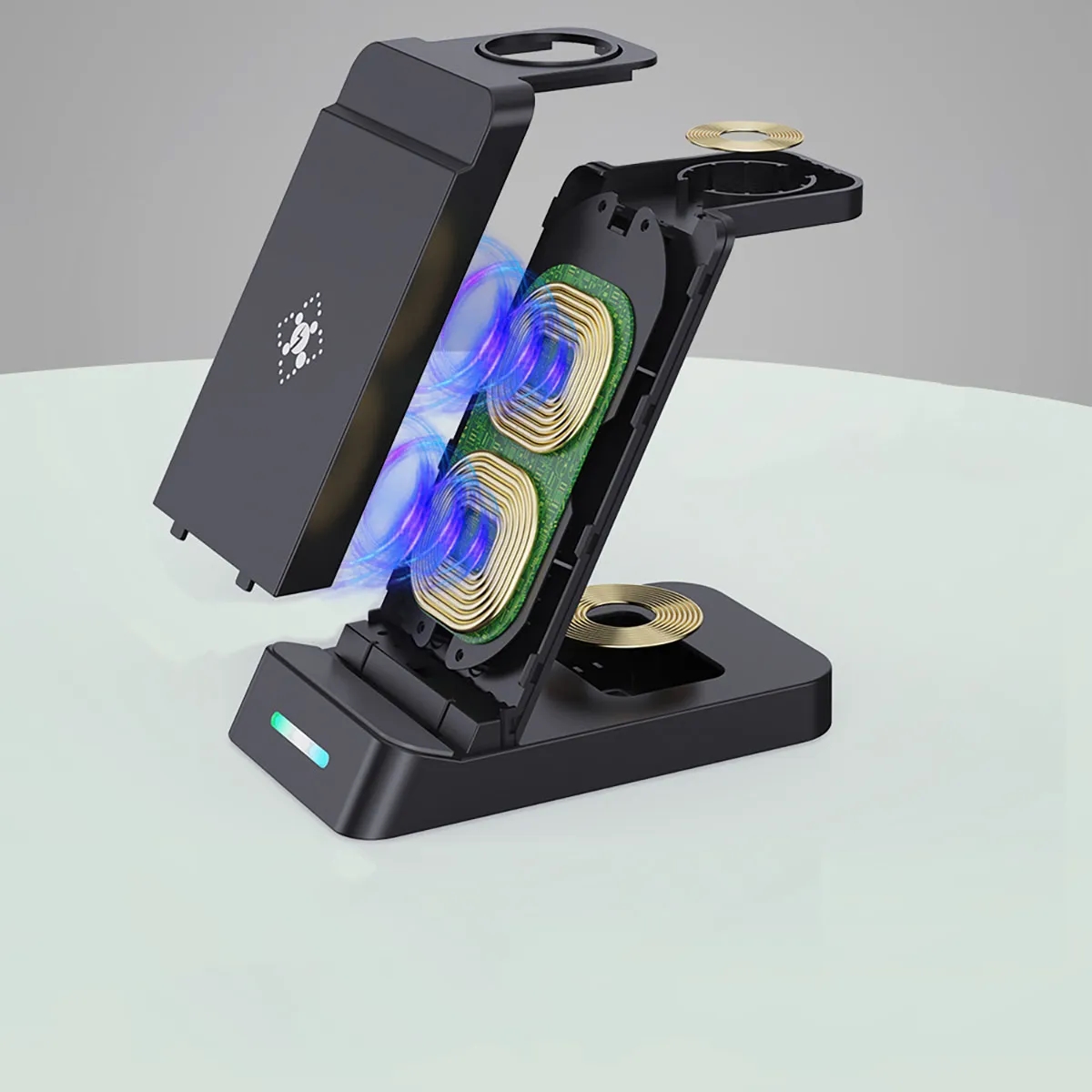 3 in 1 Wireless Charging Station Dock Charger Stand 3