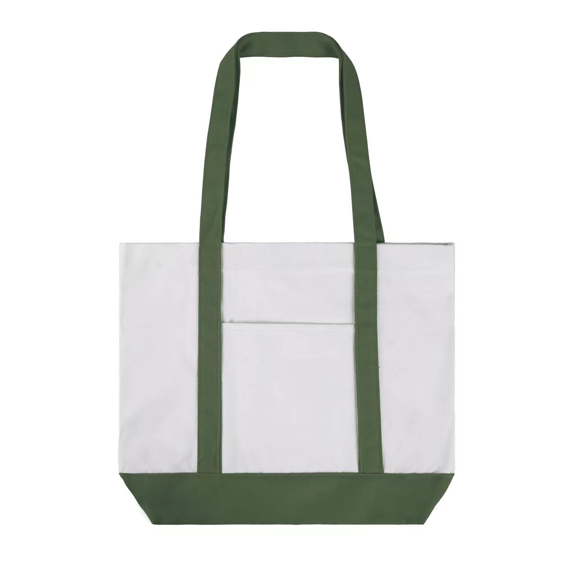 12 Oz Cotton Boat Tote Bag Front Pocket W/ Gusset 8