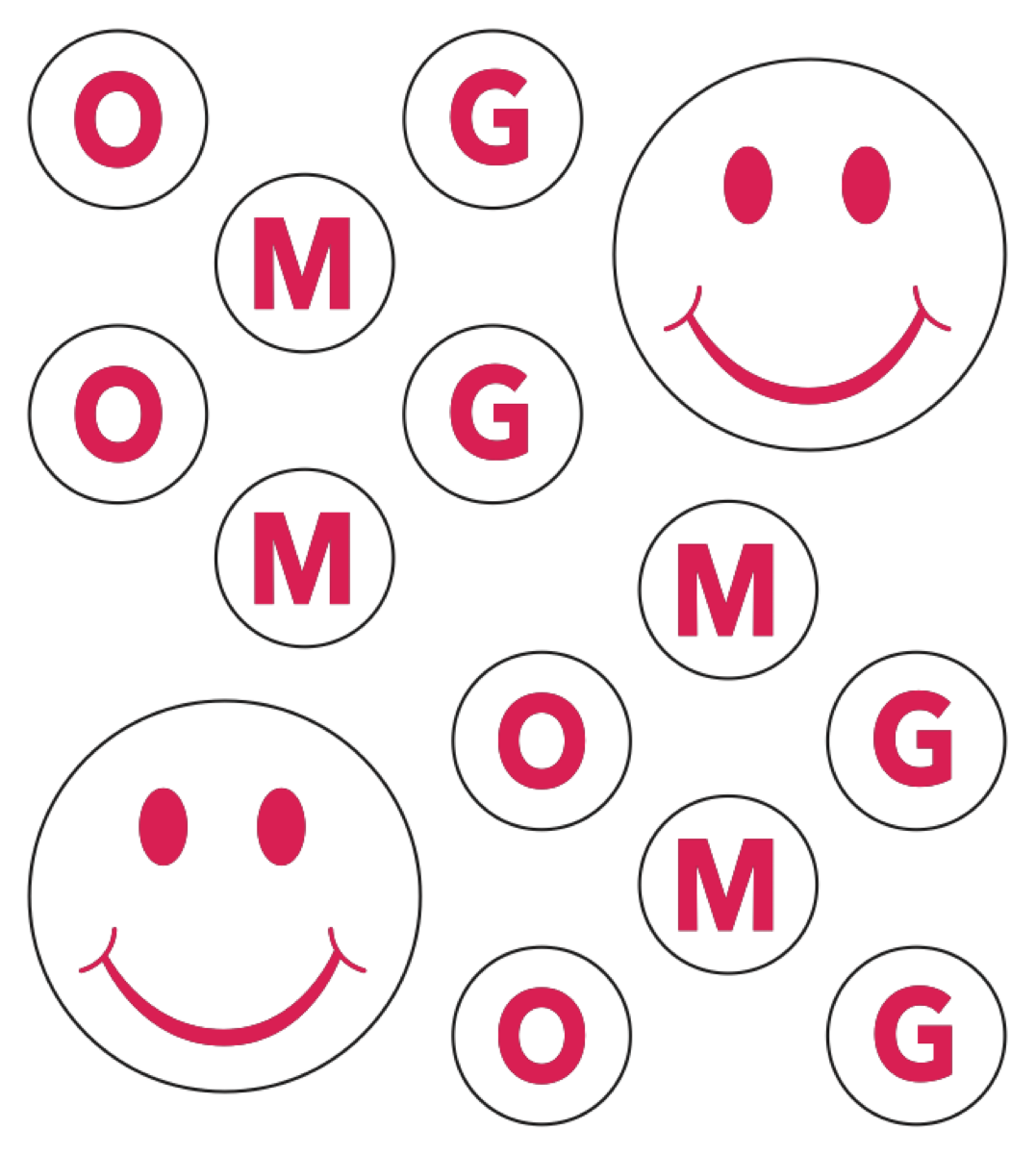 Fingernail Peel & Stick Tattoo Sheets 2.5" x 3" sheet 2