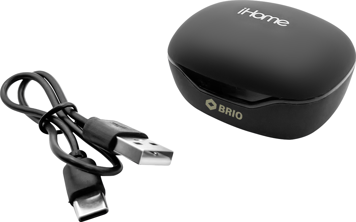 iHome® XT-49 True Wireless Earbuds & Charger Case 1
